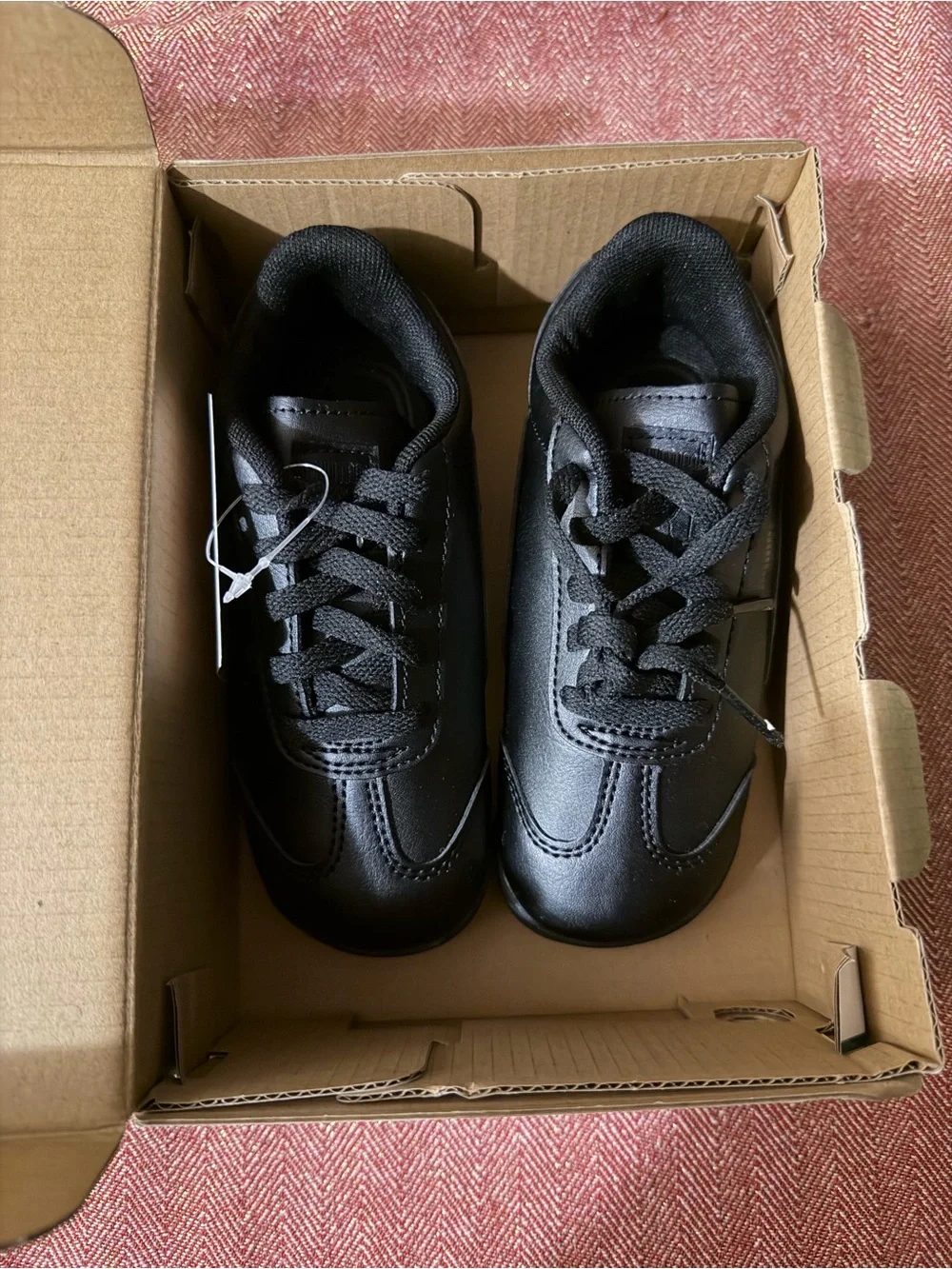 Puma Kids' Black Low-Top Sneakers